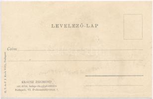 Budapest VI. Krausz Zsigmond úri divat, kalap és cipő raktára, üzlete. Podmaniczky utca 1. (fa)