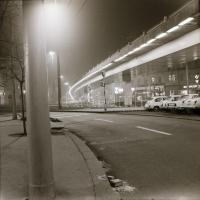 cca 1970 Budapest, éjszakai felvételek a Baross téren, 10 db vintage negatív Kotnyek Antal (1921-199...