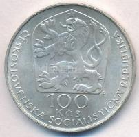 Csehszlovákia 1977. 100K Ag "Vaclav Hollar" T:1- Czechslovakia 1977. 100 Korun Ag "30...