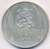 Csehszlovákia 1980. 100K Ag "Peter Parler születésének 150. évfordulója" T:2 
Czechoslova...