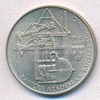 Csehszlovákia 1987. 100K Ag A Bányászati Akadémia 225. évfordulója T:2  Czechoslovakia 1986. 100 Korun Ag 225th Anniversary of Mining Academy C:XF Krause KM#128