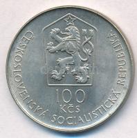 Csehszlovákia 1987. 100K Ag "A Bányászati Akadémia 225. évfordulója" T:2 
Czechoslovakia ...