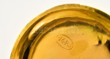 14 K arany női zsebóra, működő, szép állapotban / 14 C gold women's watch in nice condition gr:...
