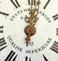 cca 1900 Roskopf Valódi Szab. Vasúti Óra. Vasutas zsebóra magyar nyelvű dombornyomott feliratozással...