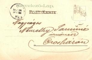 Art Nouveau art postcard. Verlag E. Arenz Wien I. No. 522. (slightly wet damage)