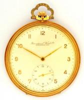 IWC Schaffhausen 14 K arany zsebóra nagyon szép állapotban / Vintage IWC Schaffhausen 14C gold pocket watch in nice coindition gr: 66,9g d: 5 cm