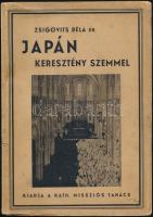 Dr. Zsigovits Béla: Japán keresztény szemmel. Bp.,1937, Kat. Missziós Tanács. Szövegközti és egészoldalas fekete-fehér fotókkal, valamint egy térképpel illusztrálva. Kiadói papírkötés, foltos borítóval, kissé laza fűzéssel.