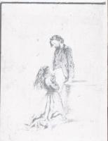 Zichy Mihály ismert és kevésbé ismert, erotikus rajzairól készült másolatok, 31 db fekete-fehér diap...