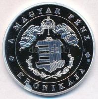 DN "A magyar pénz krónikája - A forint bevezetése" Ag emlékérem tanúsítvánnyal (20g/0.999/...