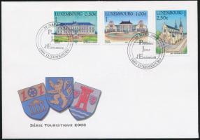 Kastélyok sor FDC-n, Castles set on FDC