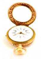 Remontoir 14 K arany női zsebóra szép állapotban / Remontoir 14 C female's gold watch d. 30 mm ...