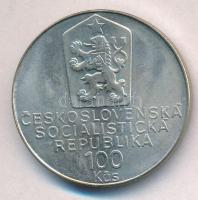 Csehszlovákia 1990. 100K Ag "Karel Capek születésének 100. évfordulója" T:2 
Czechoslovak...