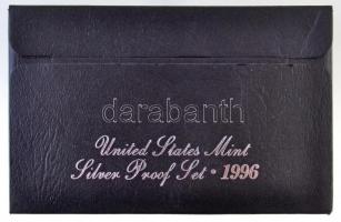 Amerikai Egyesült Államok 1996. 1c Cu-Ni-Zn "Lincoln" + 5c Cu-Ni "Jefferson" + 1...