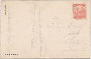 Boldog Karácsonyi ünnepeket! / Art Nouveau lady, Christmas. B.K.W.I. 3142-2. s: Mela Koehler (EK)