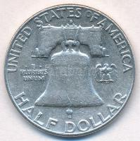 Amerikai Egyesült Államok 1961. 1/2$ Ag "Franklin" T:2
USA 1961. 1/2 Dollar Ag "Fran...