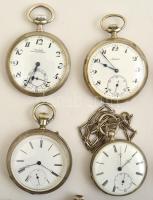 22 darabos ezüst óra-gyűjtemény. Ezüst zsebórák és karórák. Doxa, Omega, Tavannes, magyar órások gyá...