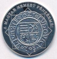 DN "A magyar nemzet pénzérméi - Moneta Nova, II. Lajos dénárja 1516-1526" Ag emlékérem (10...