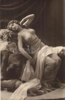 Vintage erotic nude postcard. 034 A.M. Patent