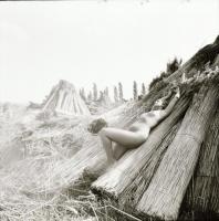 1979 Pákozd, 13 db vintage negatív, ebből néhány szolidan erotikus felvétel, negatív tasakon felirat...