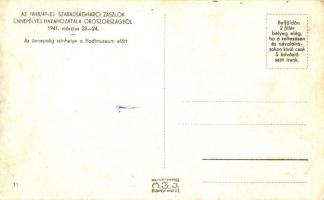 1941 Budapest I. Az 1848-49-es szabadságharci zászlók ünnepélyes hazahozatala Oroszországból a Hadim...