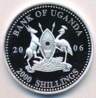 Uganda 2006. 2000Sh Ag "A labdarúgás halhatatlanjainak csarnoka - Németország 1980-as évek/Karl...