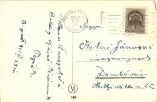 Kellemes Karácsonyi ünnepeket! Horthy Miklós fehér lovon katonákkal / Hungarian irredenta Christmas ...