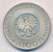 Lengyelország 1973. 100Zl Ag "Nikolausz Kopernikusz születésének 500. évfordulója" T:1(PP)...