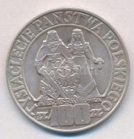 Lengyelország 1966. 100Zl Ag "Lengyel Millennium" T:1,1-
Poland 1966. 100 Zlotych Ag &quo...