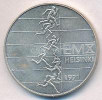 Finnország 1971. 10M Ag 10. Európai Atlétikai Bajnokság T:2  Finland 1971. 10 Markkaa Ag 10th European Athletic Championships C:XF Krause KM#52