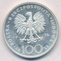Lengyelország 1976. 100Zl Ag "Pulaski Kázmér" T:1,1-(PP)
Poland 1976. 100 Zlotych Ag &quo...