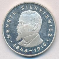 Lengyelország 1977. 100Zl Ag "Henryk Sienkiewicz" T:1,1-(PP) Poland 1977. 100 Zlotych Ag "Henryk Sienkiewicz" C:UNC,AU(PP) Krause Y#88