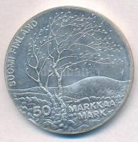 Finnország 1983. 50M Ag "Első Atlétikai VB" T:1 
Finland 1983. 50 Markka Ag "1st Wor...