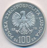 Lengyelország 1978. 100Zl Ag "Adam Mickiewicz" T:1,1-(PP)
Poland 1978. 100 Zlotych Ag &qu...