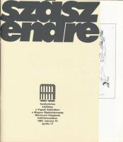 Szász Endre festőművész kiállítása. Bp., 1983, Vigadó Galéria. Kiadói papírkötés