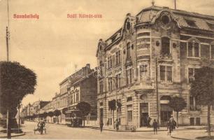 Szombathely, Széll Kálmán utca, villamos, Fürst József üzlete