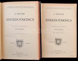 Tóth Béla: A magyar anekdotakincs. I., III., IV. kötet. Theasaurus Anecdoton Hungarorum. Mühlbeck Ká...