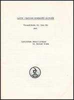 Latin-magyar gombanévjegyzék. Összeáll.: Urai Pál. Bp., 1983, TIT. megjelent ezer példányban. Tűzött...