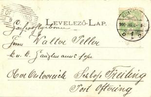 1900 Tata-Tóváros, Tatatóváros, Dotis; Anno 1566. Kiadja Engländer és társa