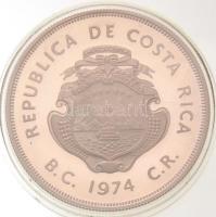 Costa Rica 1974. 100C Ag Manátusz (35,4g) T:1(PP) Costa Rica 1974. 100 Colones Ag Manatee (35,4g) C:UNC(PP) Krause KM#201a