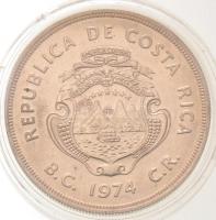 Costa Rica 1974. 100C Ag Manátusz (32,12g) T:1- Costa Rica 1974. 100 Colones Ag Manatee (32,12g) C:AU Krause KM#201