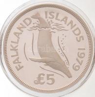 Falkland-szigetek 1979. 5Ł Ag "Hosszúszárnyú bálna" T:1 fo.
Falkland Islands 1979. 5 Poun...