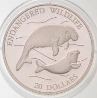 Tuvalu 1994. 20$ Ag "Veszélyeztetett Állatvilág - Dugong" T:PP
Tuvalu 1994. 20 Dollars Ag...