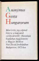Anonymus: Gesta Hungarorum. Bp., 1975, Helikon. Hasonmás kiadás. Vászonkötésben, papír védőborítóval...