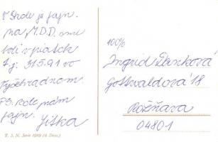 Cats on cart with Dachshund. T.S.N. Serie 1989 (6. Dess) s: Arthur Thiele