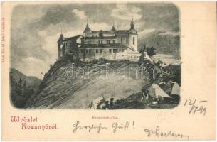 1899 Krasznahorka, Krásnohorska (Rozsnyó); vár. kiadja Falvi Jenő / castle / Schloss s: Bálint B. (Rb)