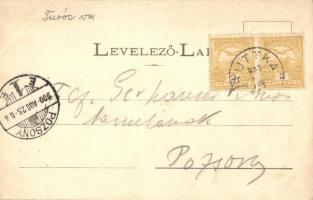 Sztrecsnó, Sztrecsény, Strecno (Ruttka); vár. Kiadja Sochán P. / Schloss / castle