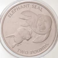 Déli-Georgia és Déli-Sandwich-szigetek 2006. 2Ł Cu-Ni "Elefántfóka" T:1-
South Georgia an...