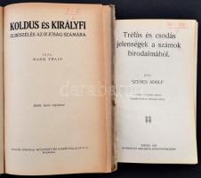 Vegyes könyvtétel, 4 db:
Dr. Schöner Ferenc: II. Rákóczi Ferenc. Magyar Ifjúság Könyvtára 9-11. sz....