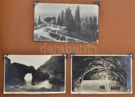 cca 1930 Egy olasz utazás képei. Több, mint 150 kép albumban / Italy more than 150 photos in album
