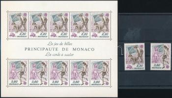 1989 Europa CEPT sor Mi 1919-1920 + blokk Mi 44